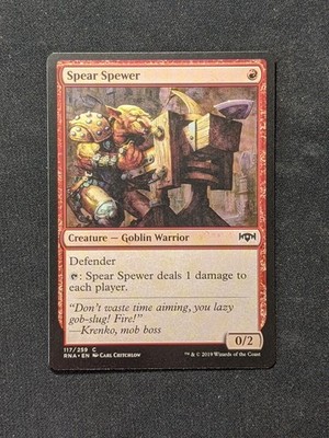 MTG Spear Spewer - Ravnica Allegiance (RNA) NM #117