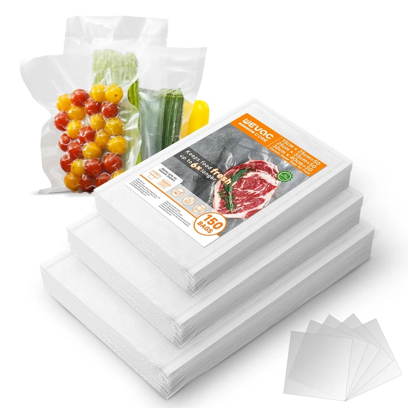 Wevac Vacuum Storage Bags 150 Piece Set