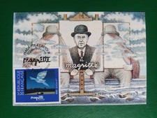 Carte Premier Jour Timbre René Magritte N° 3145 Oblitéré Paris 1998