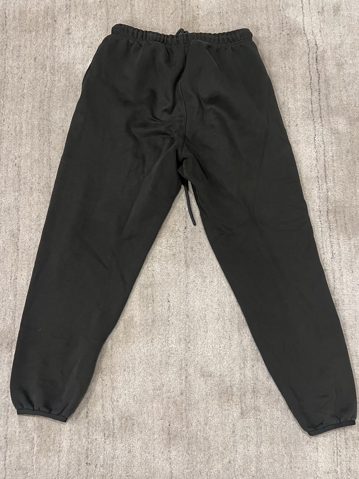 Essentials Fear of God Olive/Brown Men’s S Fleece Sweatpants Tapered Drawstring thumbnail 3