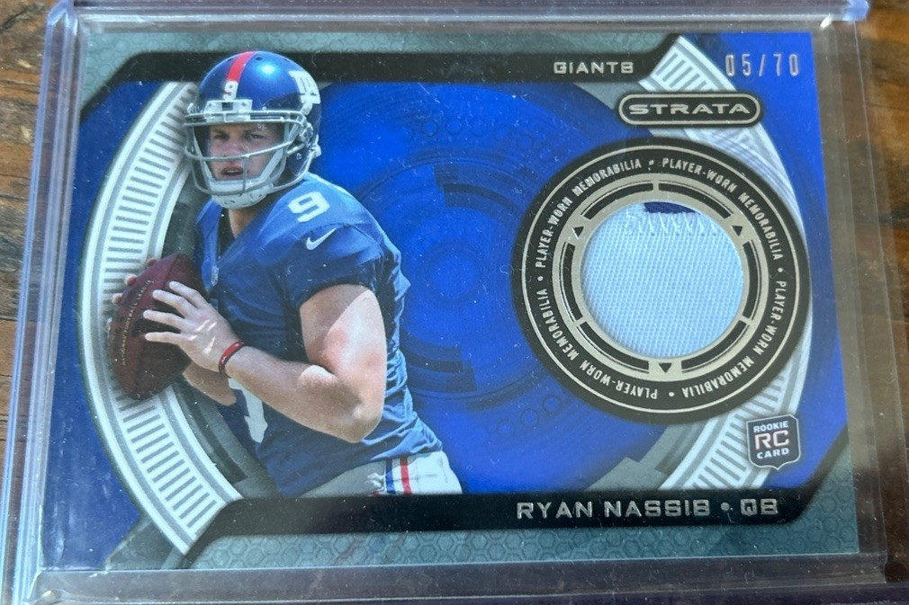 Ryan Nassib Topps Strata Relics #SRRN Emerald Patch