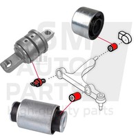 3X Silentblock Querlenker Vorne Alfa Romeo 159 / 159 Sportwagon (939)