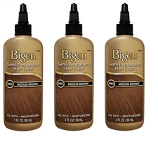 BL Bigen Semi-Permanent Haircolor #Mb3 Medium Brown 3oz X 3 Packs