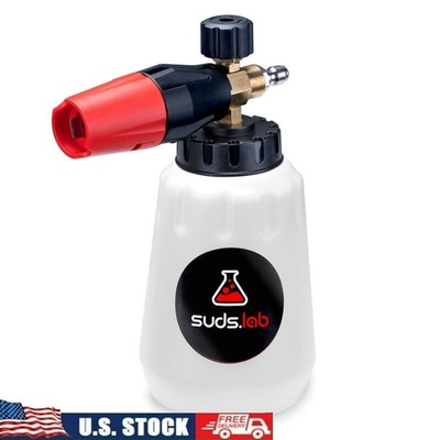 #ad #ad 32 Oz Foam Cannon Adjustable Pressure Washer Attachment Car Wash Cleaning Tool $41.15