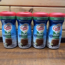 4 PACK - Coffee-Mate Sugar Free French Vanilla Powder Creamer 10.2oz Exp 8/2027