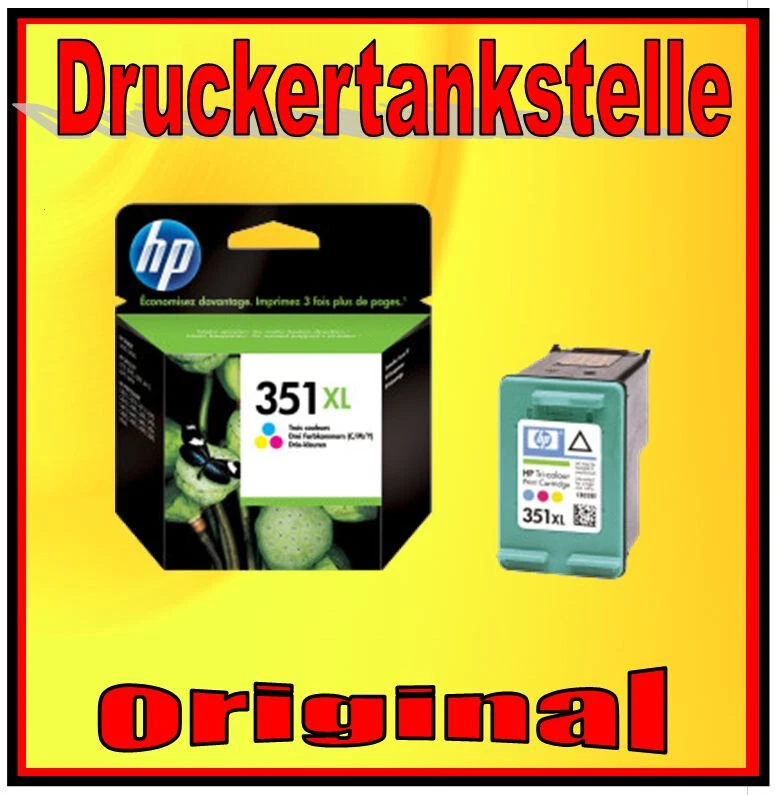 orig. HP 350XL HP 351XL Photosmart C4205 C4270 C4272 C4280 C4340 C4380 C4390 NEU - Bild 3 von 4