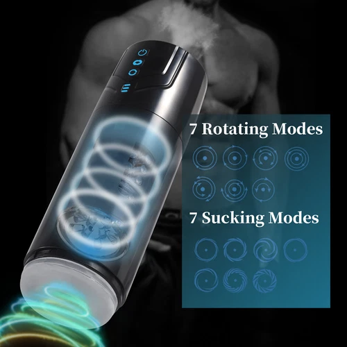 Men Sex Toy Male Masturbaters Automatic HandsFree Rotating Cup Thrusting Stroker - Picture 3 of 9