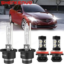 For Mazda 3 2004-2007 2008 2009 Combo Hid Headlight Low Beam Led Fog Light Bulbs