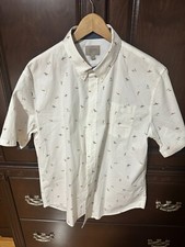 Jachs New York Short Sleeve Button Down Shirt - Size Large