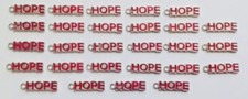 27 Enamel Hope Cancer Awareness Charms Jewelry Earrings Bracelet DIY H27