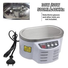 220V Ultrasonic Watch Cleaner Cleaning Bath Machine Ultrasound Jewelry Glasses