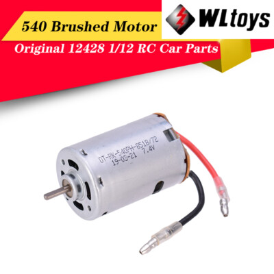 540 Brushed Motor Original Spare Parts for Wltoys 12428 12423 1/12 RC Car 