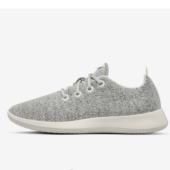 SAOLA Sneakers runner Allbirds in lana grigio ananas (suola crema) taglia 10