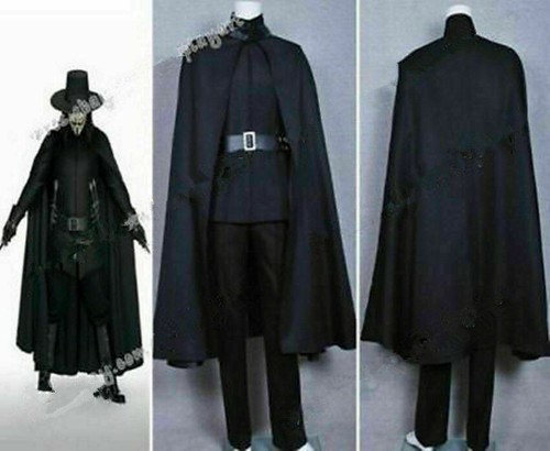 V for Vendetta Hugo Tkanie Cosplay V Kostium Garnitur Kurtka Płaszcz Strój Halloween - Zdjęcie 1 z 8