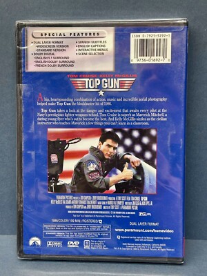 Top Gun (DVD, 1998, Full Frame and Widescreen Versions