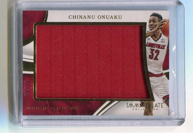 2016 Immaculate - CHINANU ONUAKU - Jumbo College Game Jersey - LOUISVILLE #/25