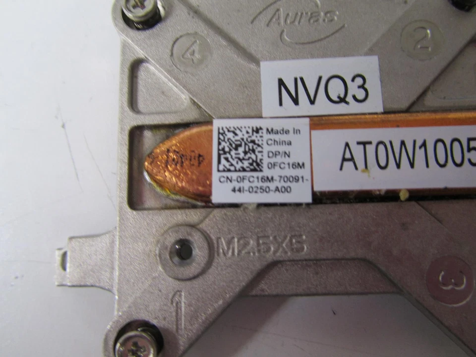 Dell Precision M4800 CPU & GPU Heatsinks - 0V1K7V 0FC16M - Image 3 of 4