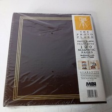 Vintage MBI Photo Album 100 Magnetic Pages for Photos Mementos USA No. 7750