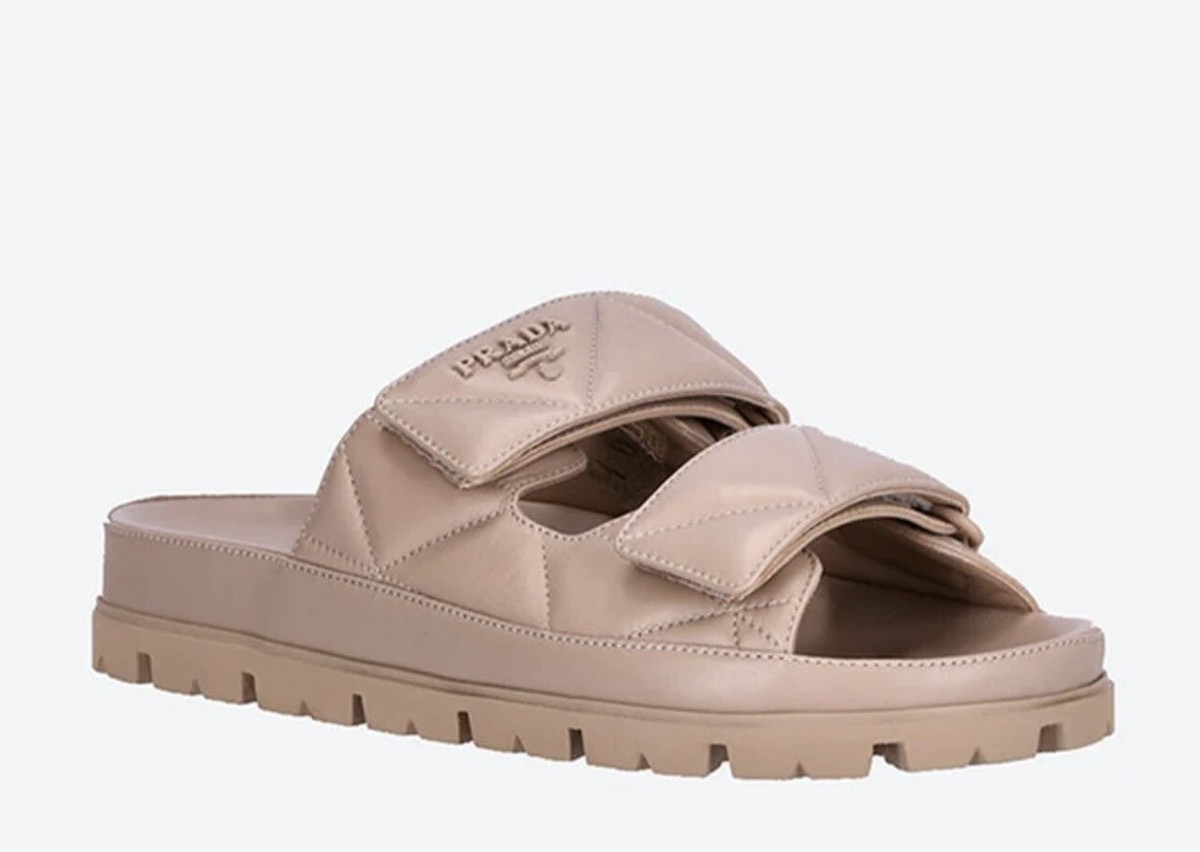 PRADA＊Padded nappa leather sandals パテッドサンダル＊送込 Prada Padded Nappa Leather Sandals | Saks Fifth Avenue