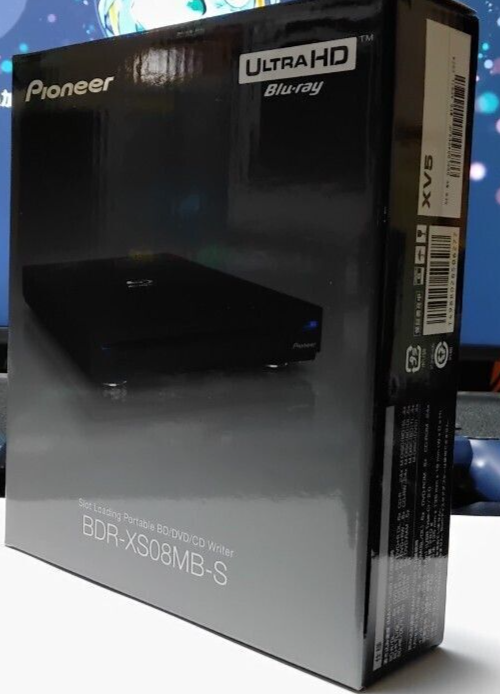 Pioneer slot-in portable Blu-ray drive BDR-XS08MB-S Matte Pioneer slot-in portable Blu-ray drive BDR-XS08MB-S Matte