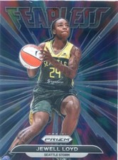 2022 Panini Prizm WNBA JEWELL LOYD #10 FEARLESS INSERT STORM