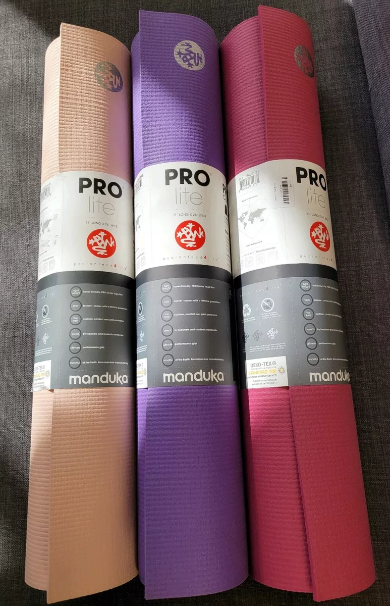 Logo Print Yoga Mat in Black Prada