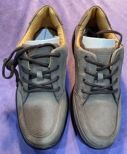 DR. COMFORT MEN'S JUSTIN CHESTNUT  BROWN SUEDE SHOES SIZE 11M STK# 5520