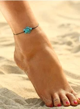 Tortoise Decor Anklet