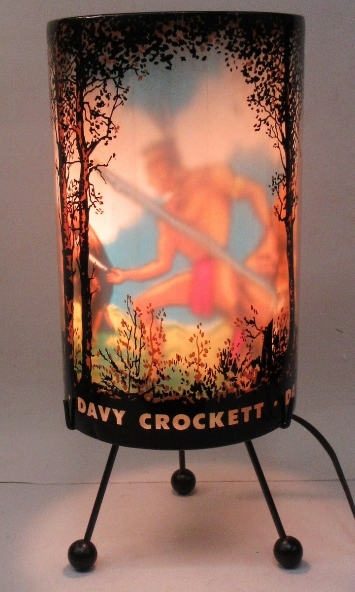 rare 1955 Goodman DAVY CROCKETT electric motion lamp WORKING * | eBay