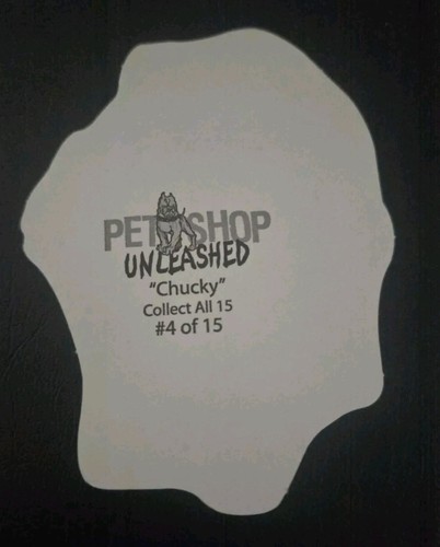 Pet Shop Unleashed 2005 Y2K RARE Homie Dogs Flatline Vending Machine Sticker #4 - Picture 2 of 2