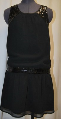 Esprit Kleid Gr. 34 schwarz im Pailetten