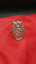 Ring Owl on solid Sterling silver 925 size 7 with 4.40gr.