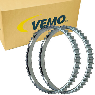 2x VEMO ABS-Ring 48 ZÄHNE Vorne für VW TRANSPORTER Mk IV T4 BUS