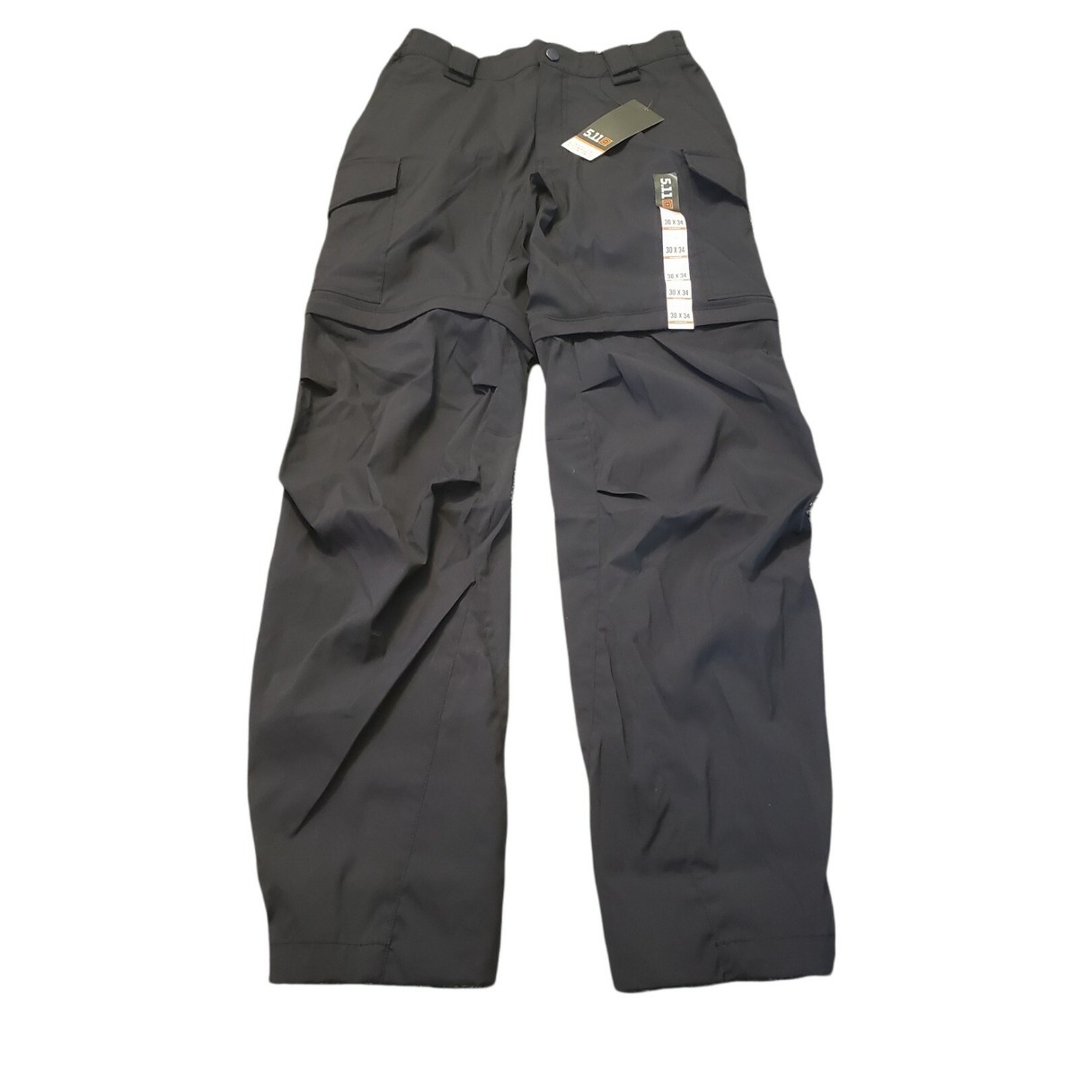 Tactical Men's Bike Patrol Zip-Off Pants Adjustable Belt Loops Style  30x34