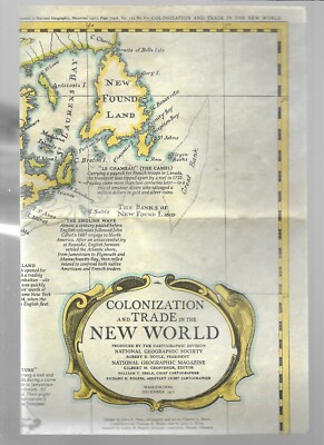 Folding Sheet/Map Colonisation and Trade in the New World - Supplement to.......