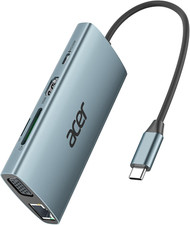 USB C Hub w/ 4K HDMI,9n1 USB C to Ethernet Adapter,5Gbps USB-A 3.1 Docking Stati