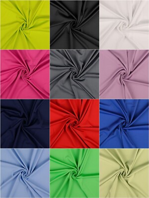 Sport Jersey uni viele Farben einfarbig Meterware Polyester 8 % Elasthan Stoff
