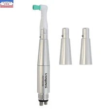 Dental Prophy Handpiece Hygiene Air Motor 4 Holes + 3 Nose Cones Kit 360° Swivel
