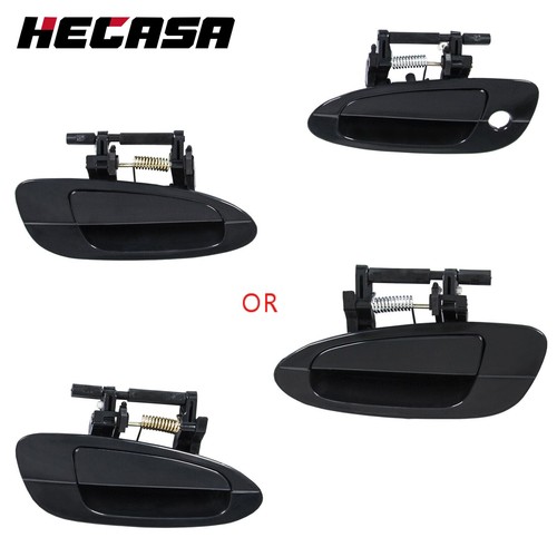 Door Handle Smooth Black Exterior Outside Outer For Nissan Altima 2002-2006