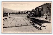 Berkeley California Postcard Main Swimming Pool Hearst Memorial Gymnasium c1940