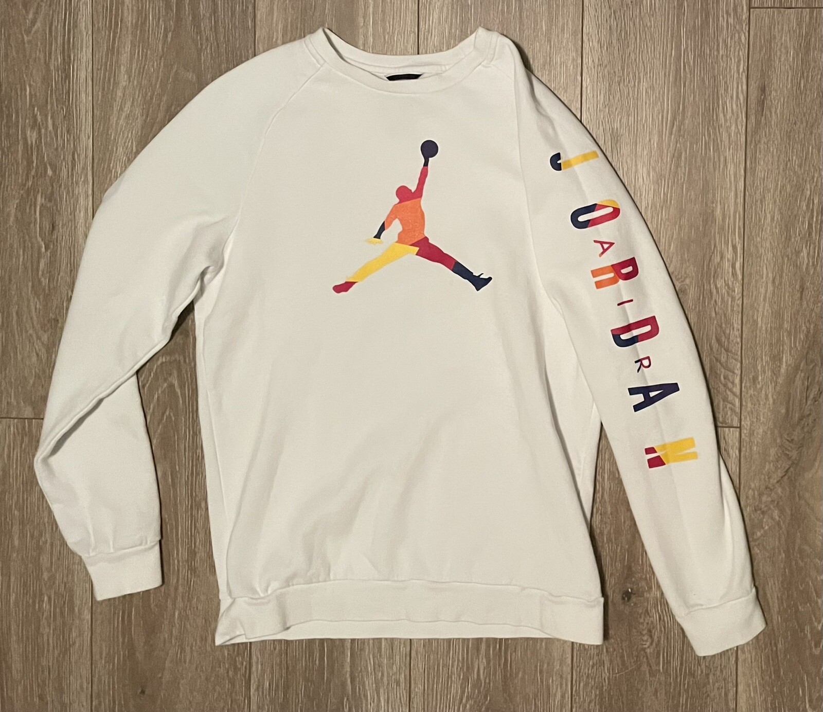 Nike Air Jordan White Rainbow Long 