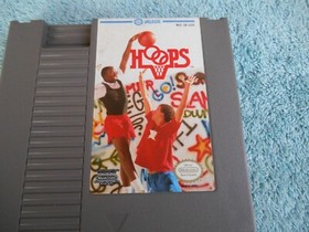 VINTAGE 1985 HOOPS BASKETBALL JALECO NINTENDO NES VIDEO GAME. NO BOX OR MANUAL!
