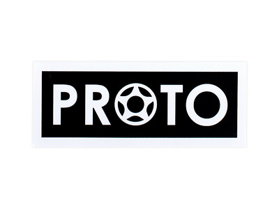 Proto scooters logo sticker 3'' x 1'' - New - Free shipping!