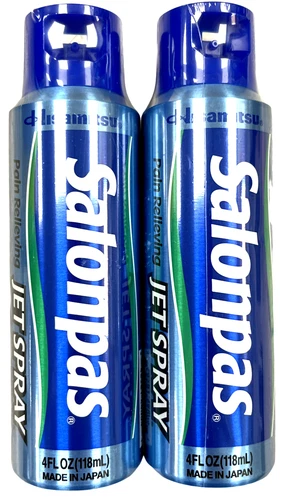 Salonpas Pain Relieving Jet SPRAY 4oz  2 pack  PHARMACY FRESH! ^^