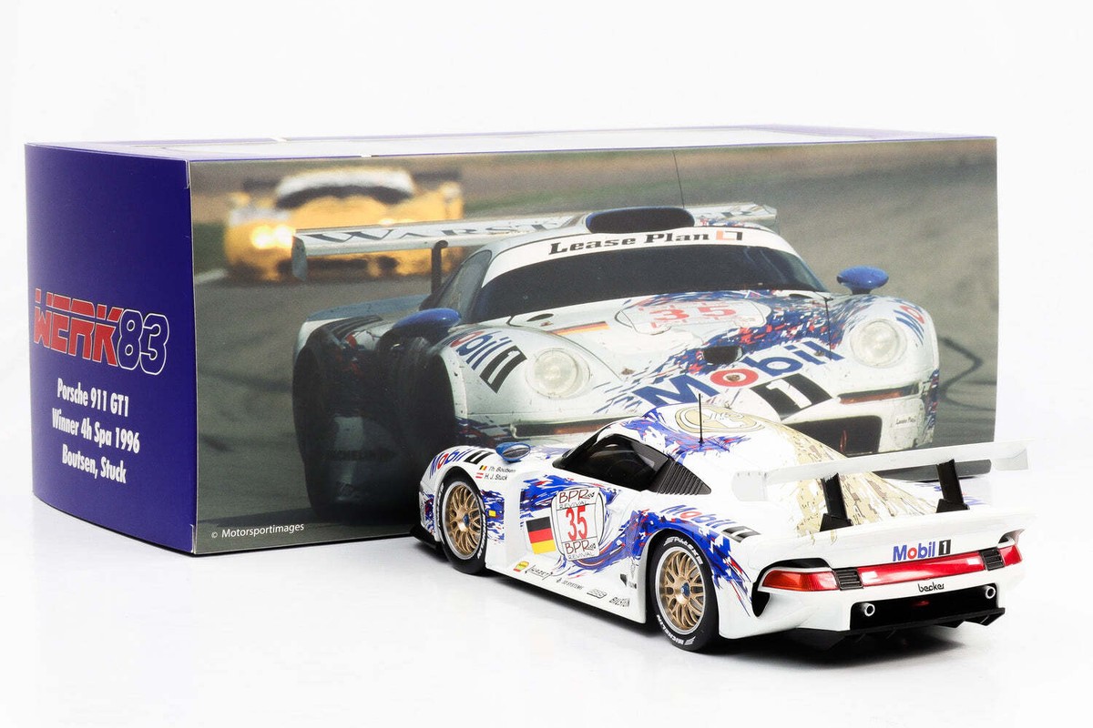 1:18 Werk83 Porsche 911 GT1 #35 Boutsen, Stuck Winner 4h Spa