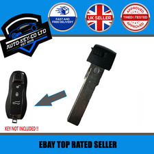 NEW HU66 EMERGENCY KEY BLADE FOR PORSCHE REMOTE SMART KEY FOB CAYENNE 911 ETC