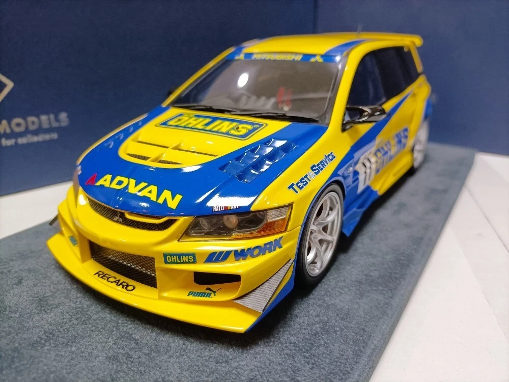 Engup 1/18 Mitsubishi Lancer EVO 9 ADVAN | eBay
