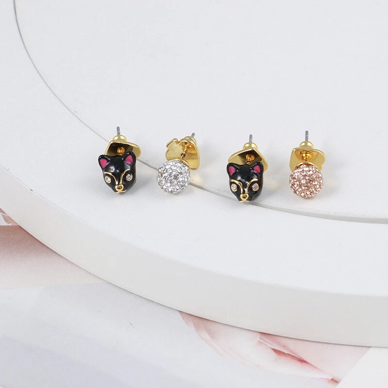 Kate spade 2024 house cat earrings