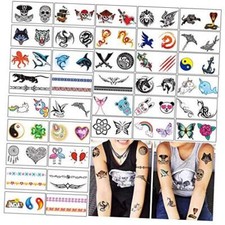 36 Sheets Temporary Tattoos for Kids Boys Girls Adults Great Party Favors and
