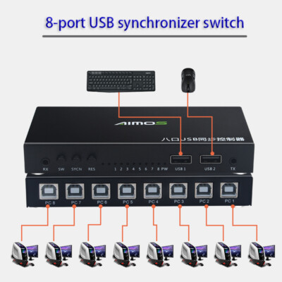 USB synchronizer switch USB Synchronous Controller Adapter KVM Splitter Extender